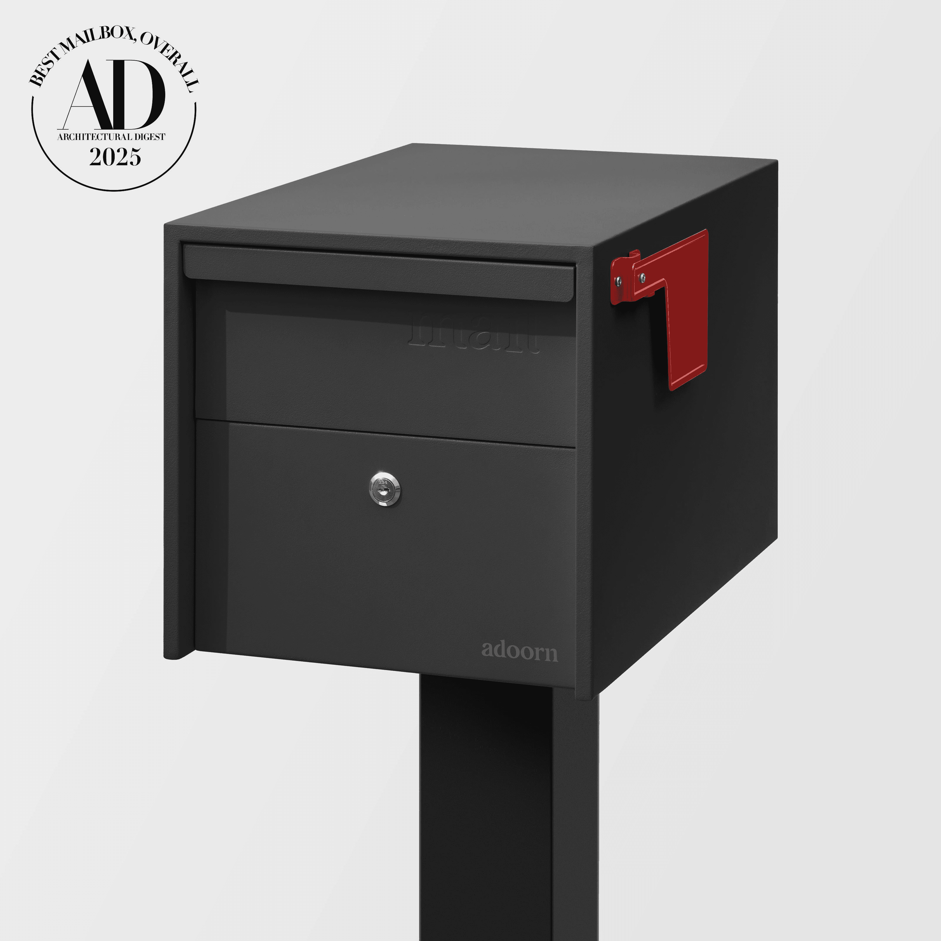 Wall-mount mailbox design concept